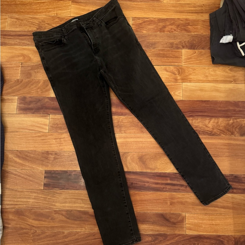 Express Dark Gray Jeans